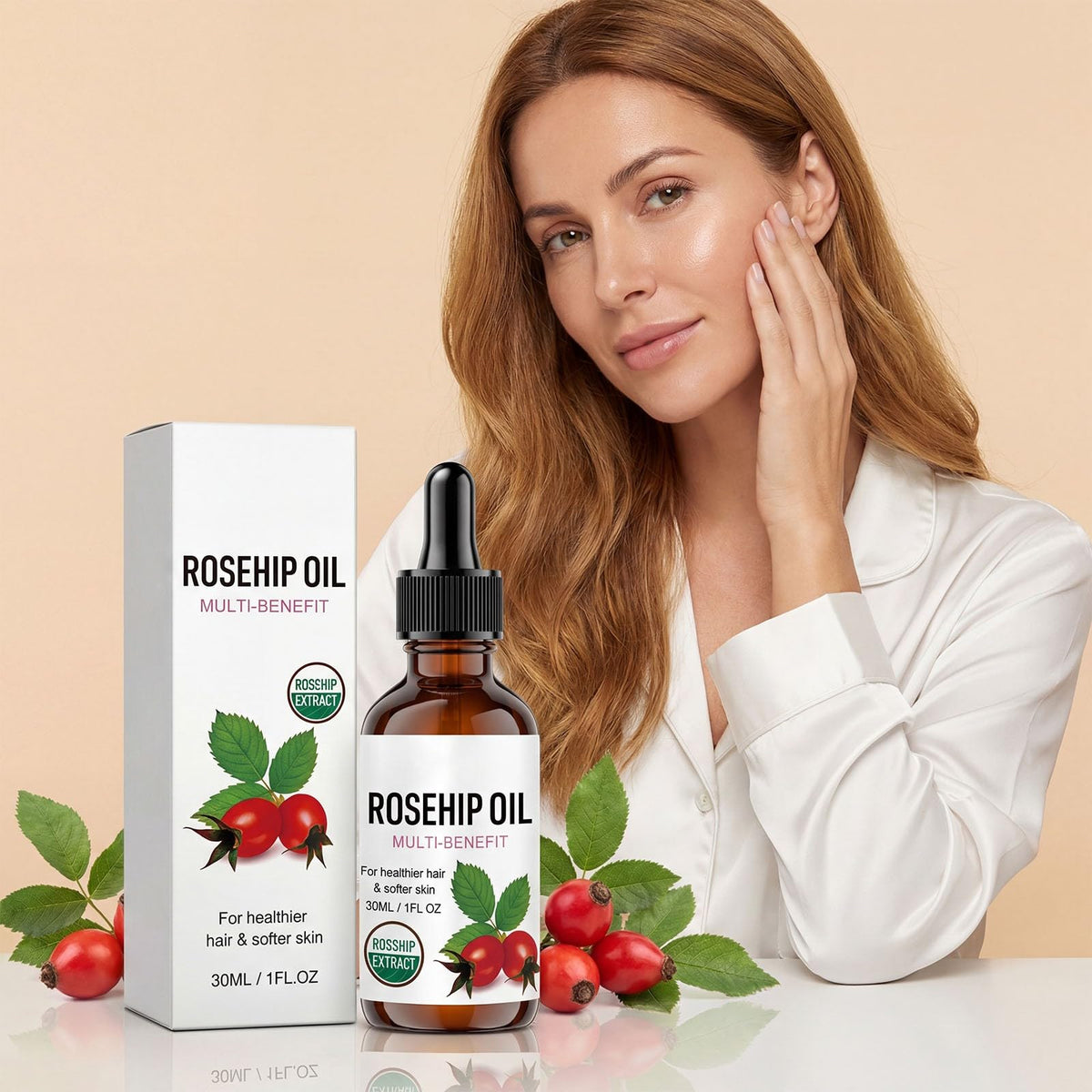 Rosehip Oil Organic Face Oil 1PC R88113