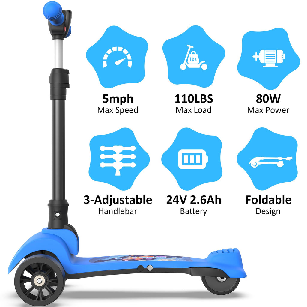 Electric Scooter with Dual Suspension P698808