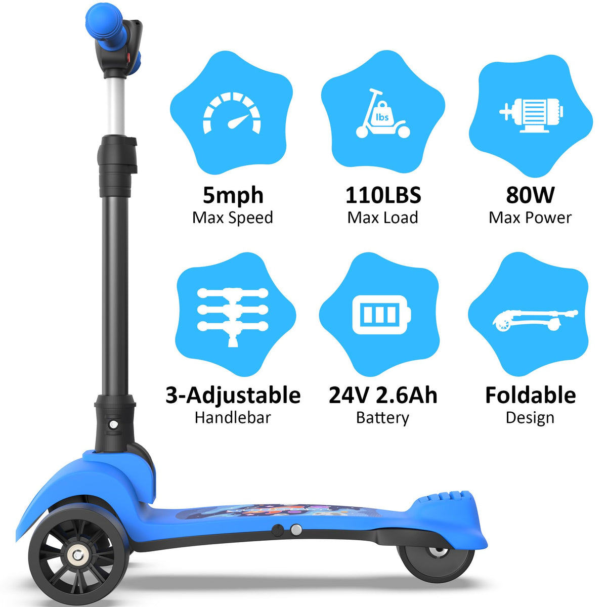 Electric Scooter with Dual Suspension P698808
