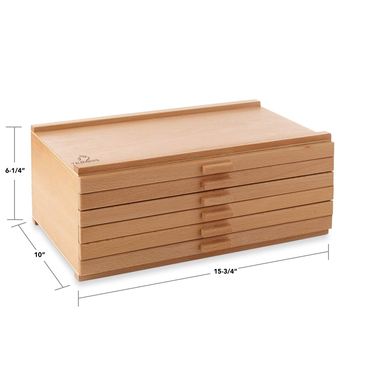 6 Drawer Wooden Artist Storage Box C85260
