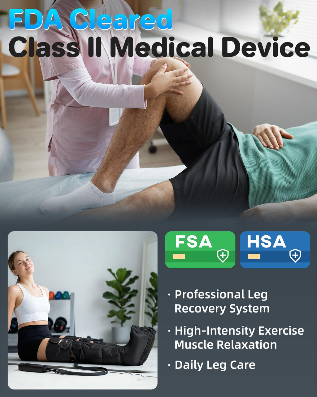 Leg Massager with Heat Y101