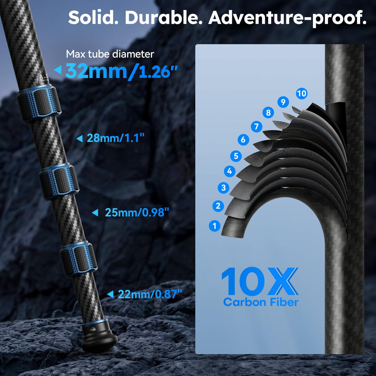 Carbon Fiber Camera Tripod W2106