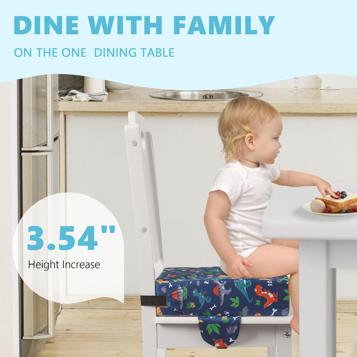 Toddler Booster Seat with Adjustable Straps P888