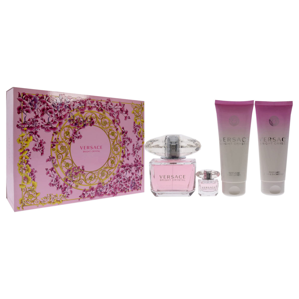 3 oz EDT Spray 3.4 oz Body Lotion Bath and Shower Gel 4 Pc Gift Set M365