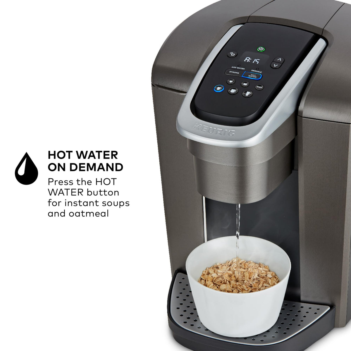 Single Serve K-Cup Pod Coffee Maker, 8 to 12oz Brew Size, Programmable D57915