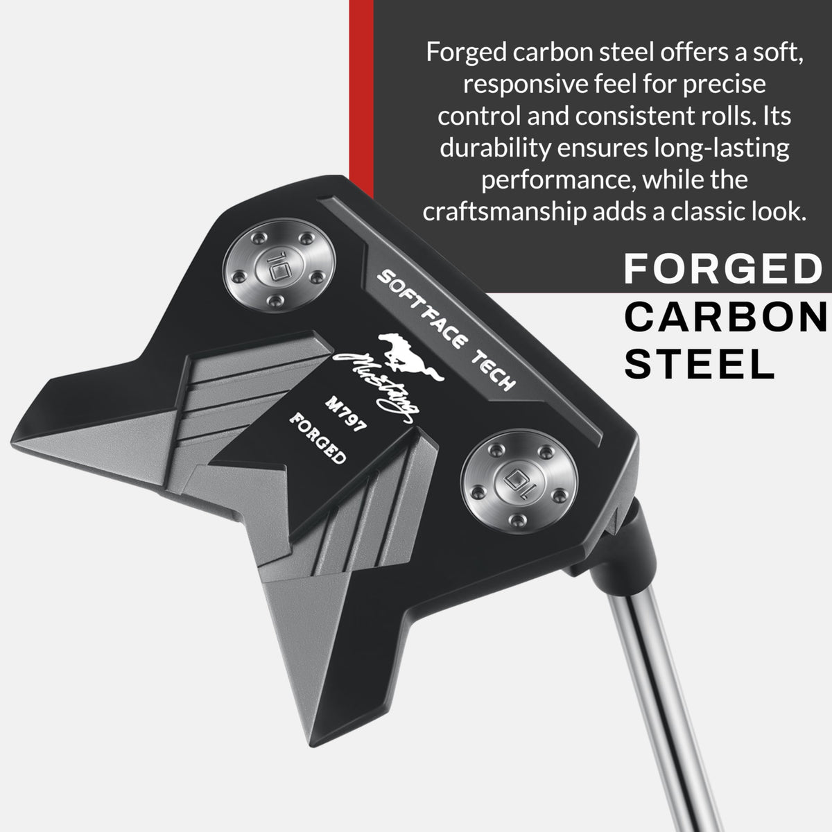 Forged Blade & Mallet Plumber's Neck Putter U106165
