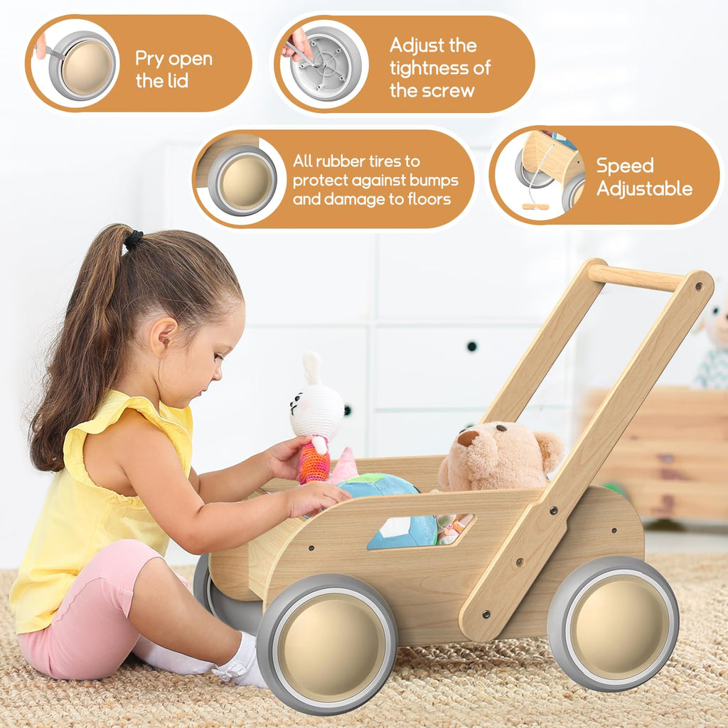 Wooden Baby Push Walker X37492