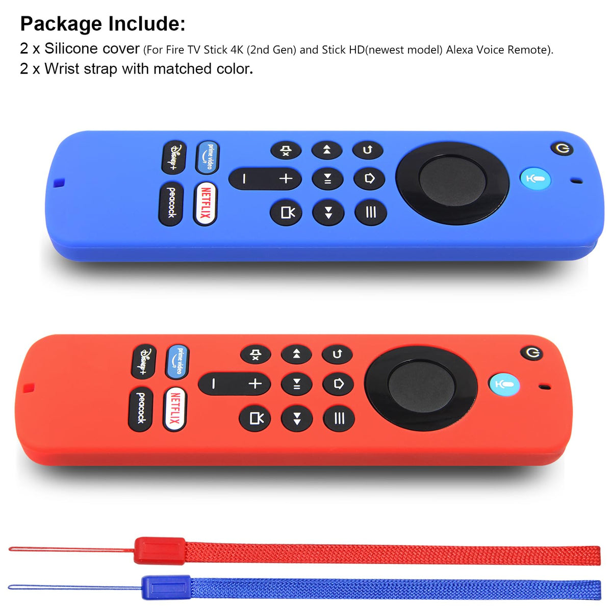 Silicone Remote Cover Case with Wrist Strap Z7323