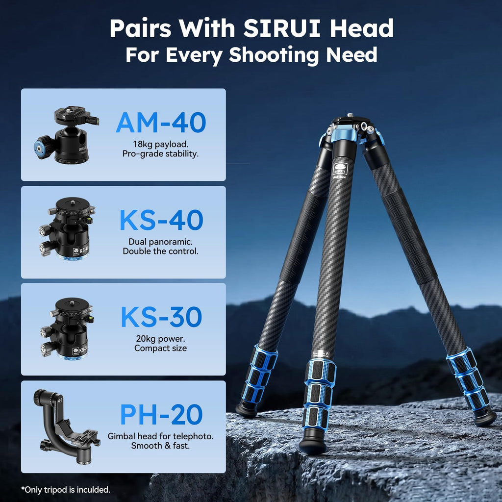 Carbon Fiber Camera Tripod W2106