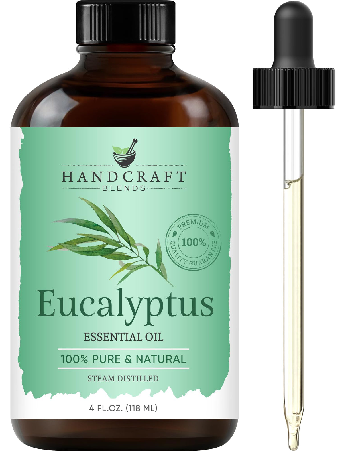 Eucalyptus Tea Tree and Lavender Essential Oil Set 4 Fl. Oz K112645