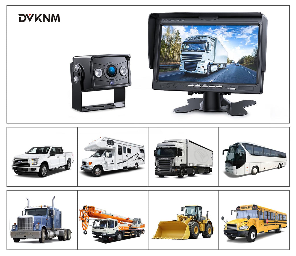 Wired RV Backup Camera with 7" 1080P IPS Monitor U28964