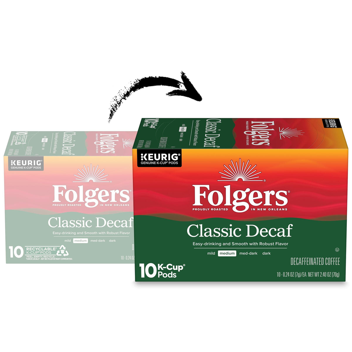 Medium Roast Decaf Coffee K-Cup Pods 60 Count P804