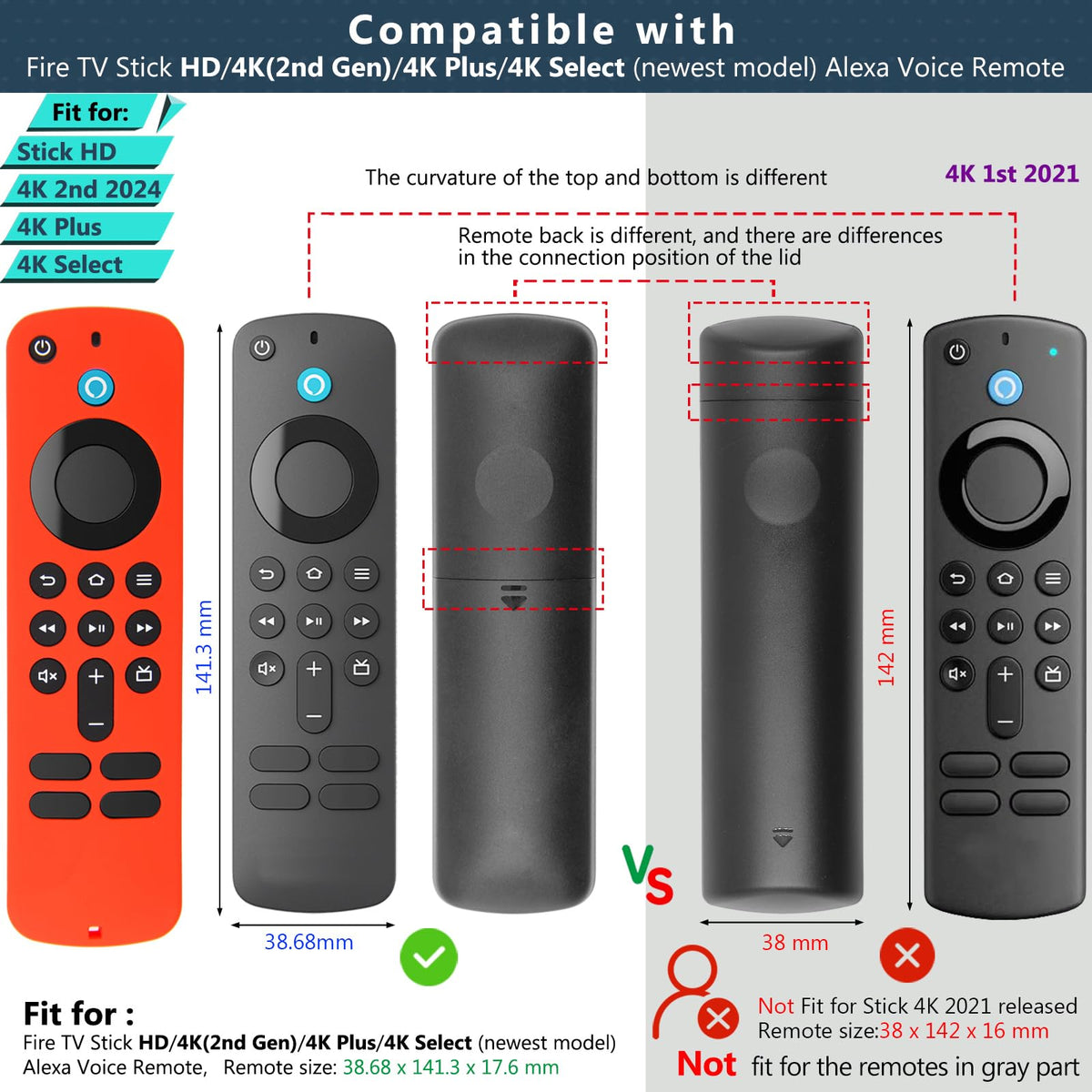 Silicone Remote Cover Case with Wrist Strap Z7323