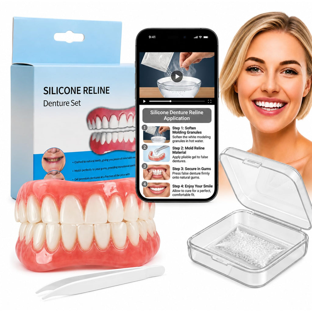 Silicone Dentures Set for Upper and Lower T561