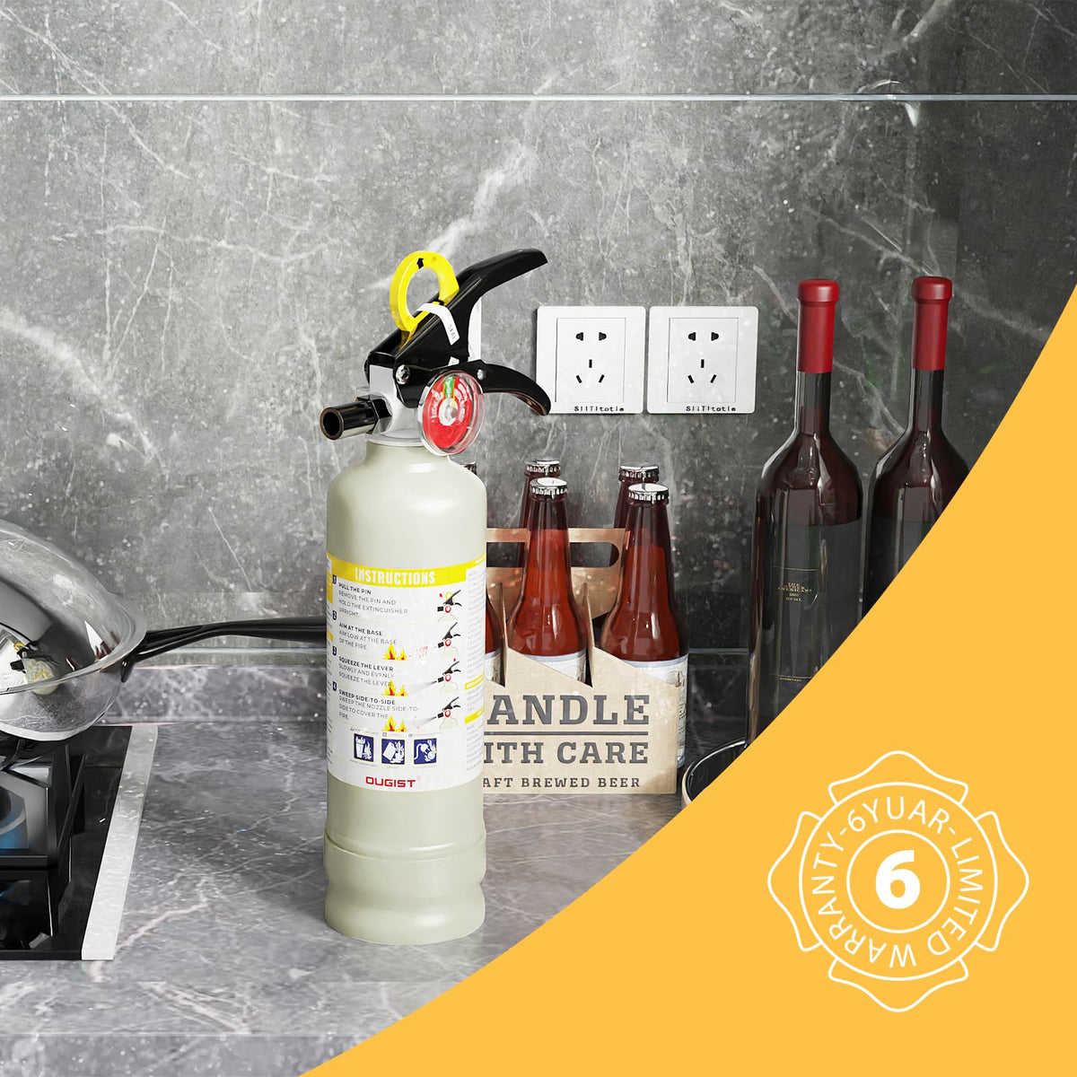 2.5 lb ABC Dry Chemical Fire Extinguisher M431