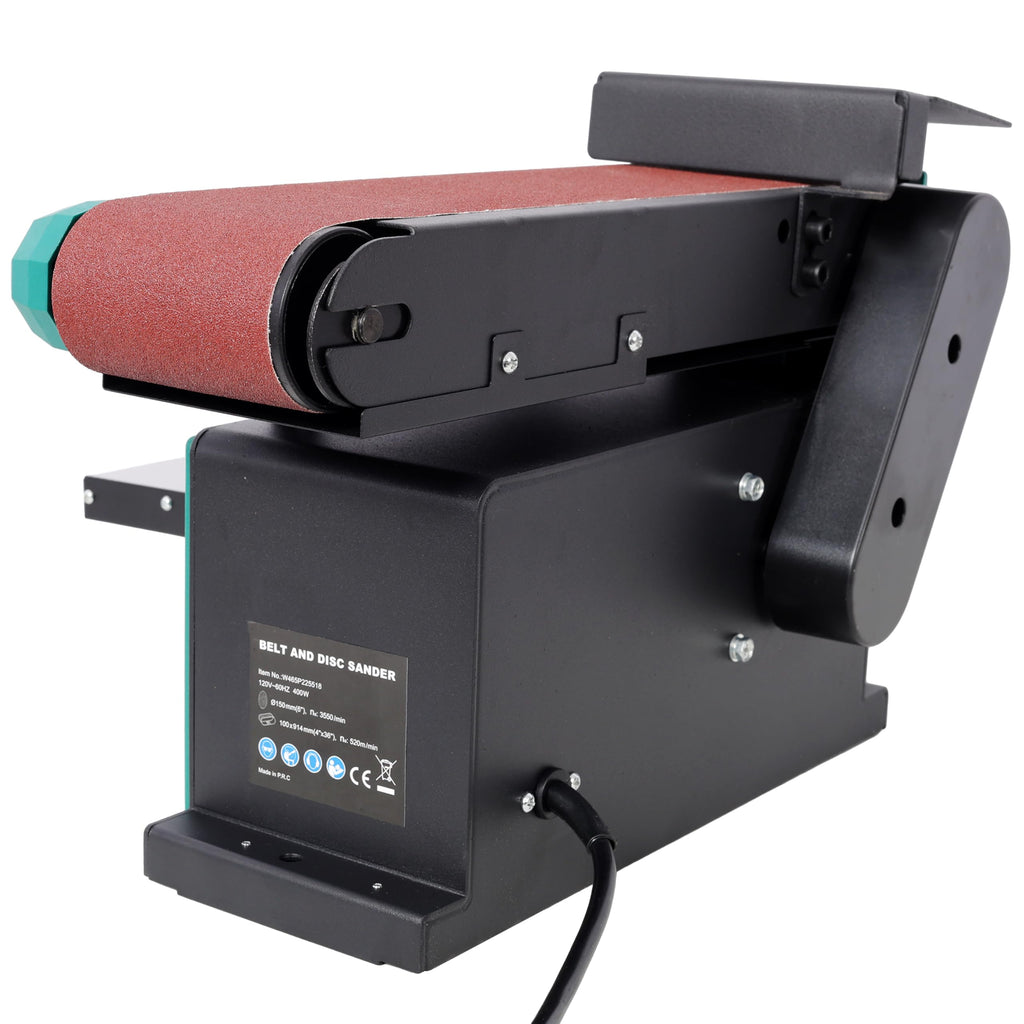 4" X 36" Belt and Disc Sander, 120V, Adjustable Tilt and Bevel Table H8775