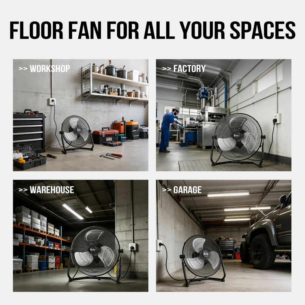 18 Inch Metal Floor & Box Fan P617802