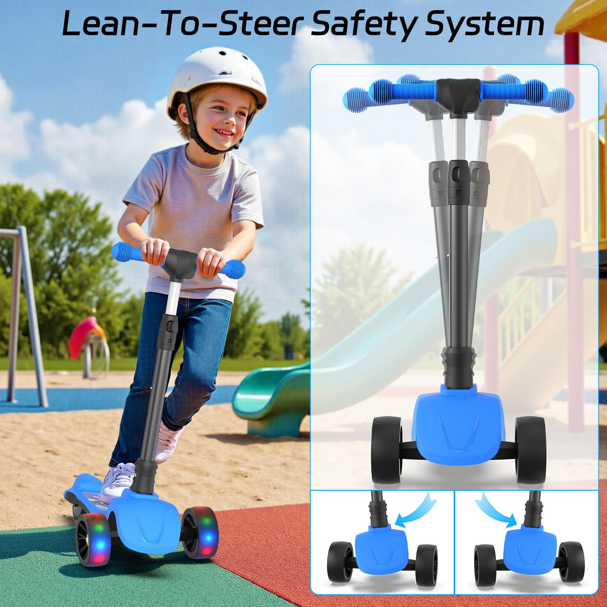 Electric Scooter with Dual Suspension P698808