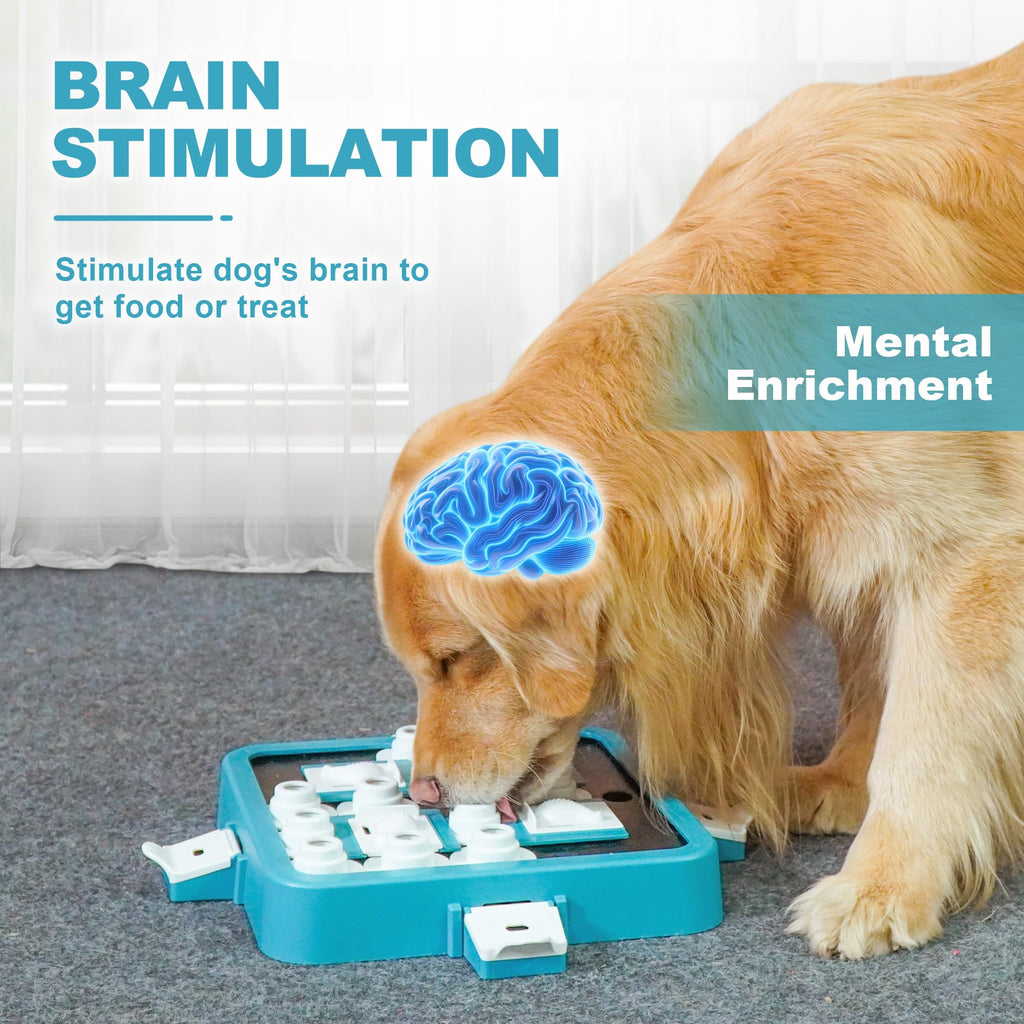 Dog Puzzle Toy Large Size Adjustable Levels Food Treat Game G390