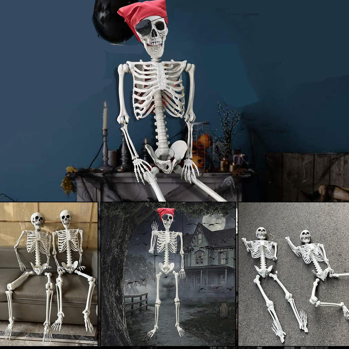Life Size Skeleton with Posable Joints M513