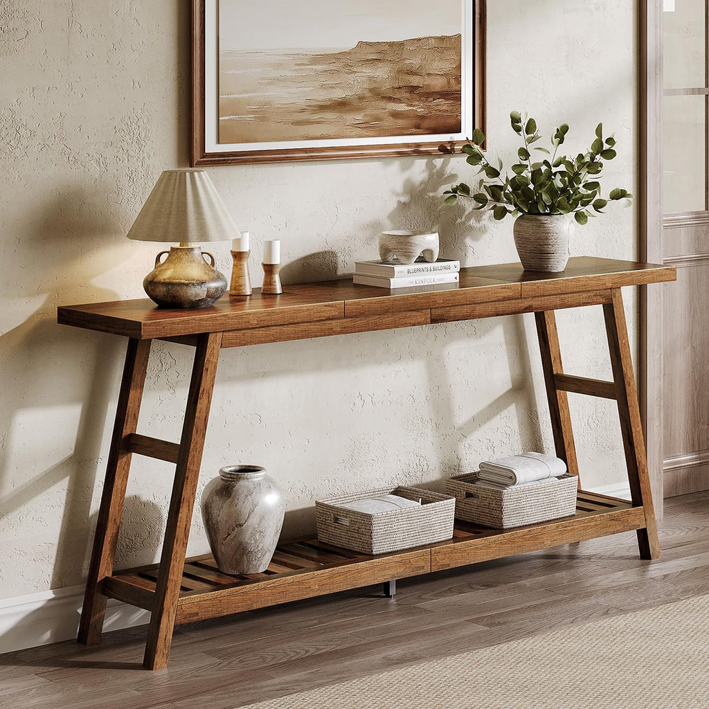 70.9 Inch 2-Tier Console Table J892935