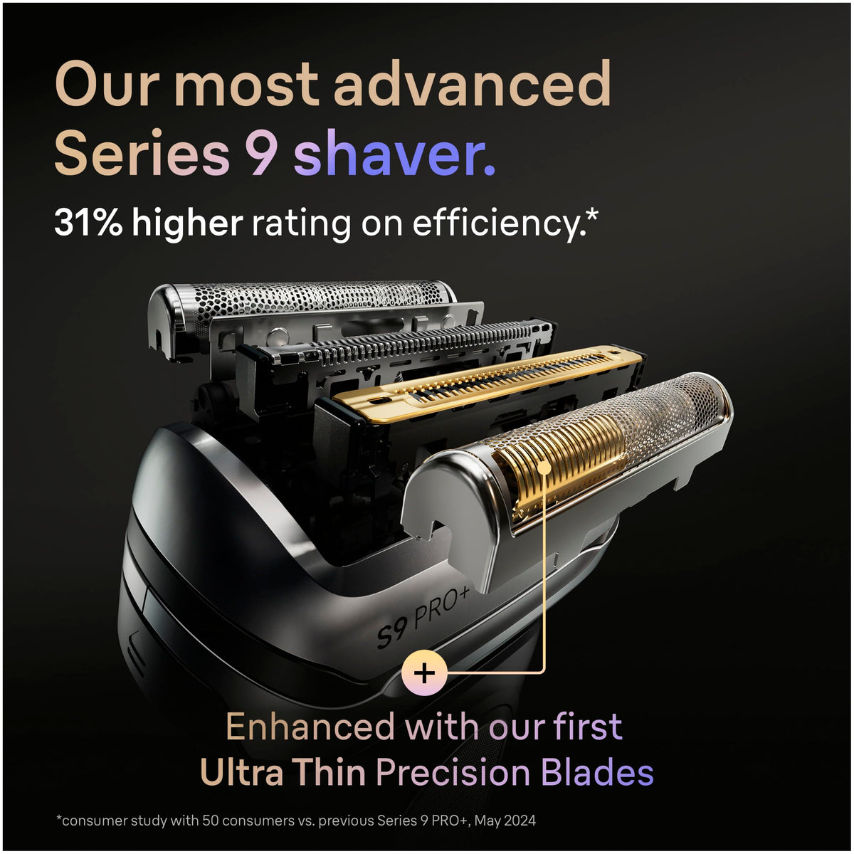 Black Wet & Dry Electric Shaver B3683