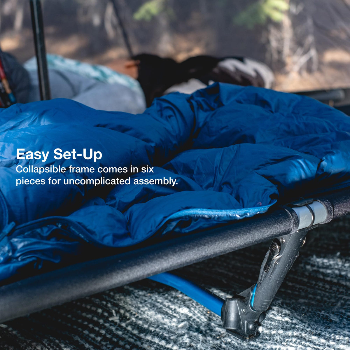 Lightweight Compact Collapsible Camping Cot V2376
