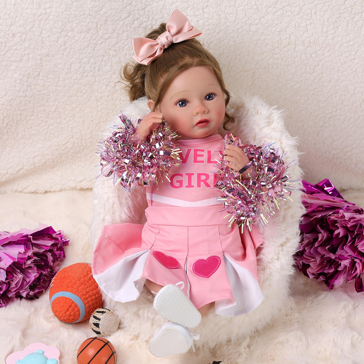 4 Pcs Reborn Baby Doll Clothes Set C5178