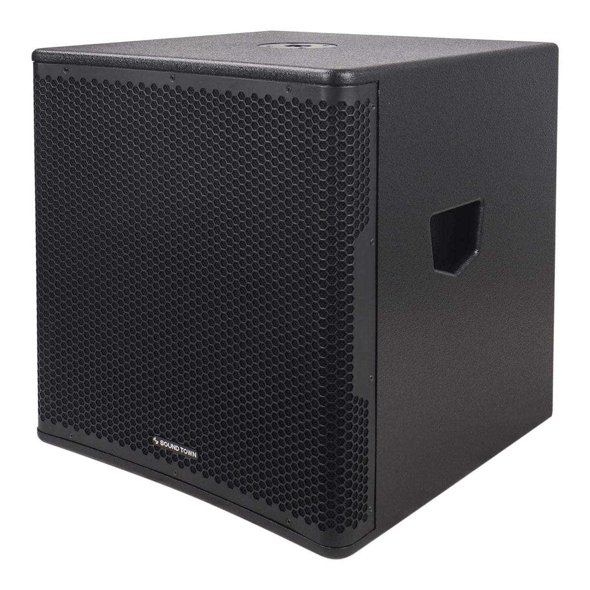 18" 1600W Powered PA/DJ Subwoofer with Class-D Amplifier, Birch Plywood, Black F221