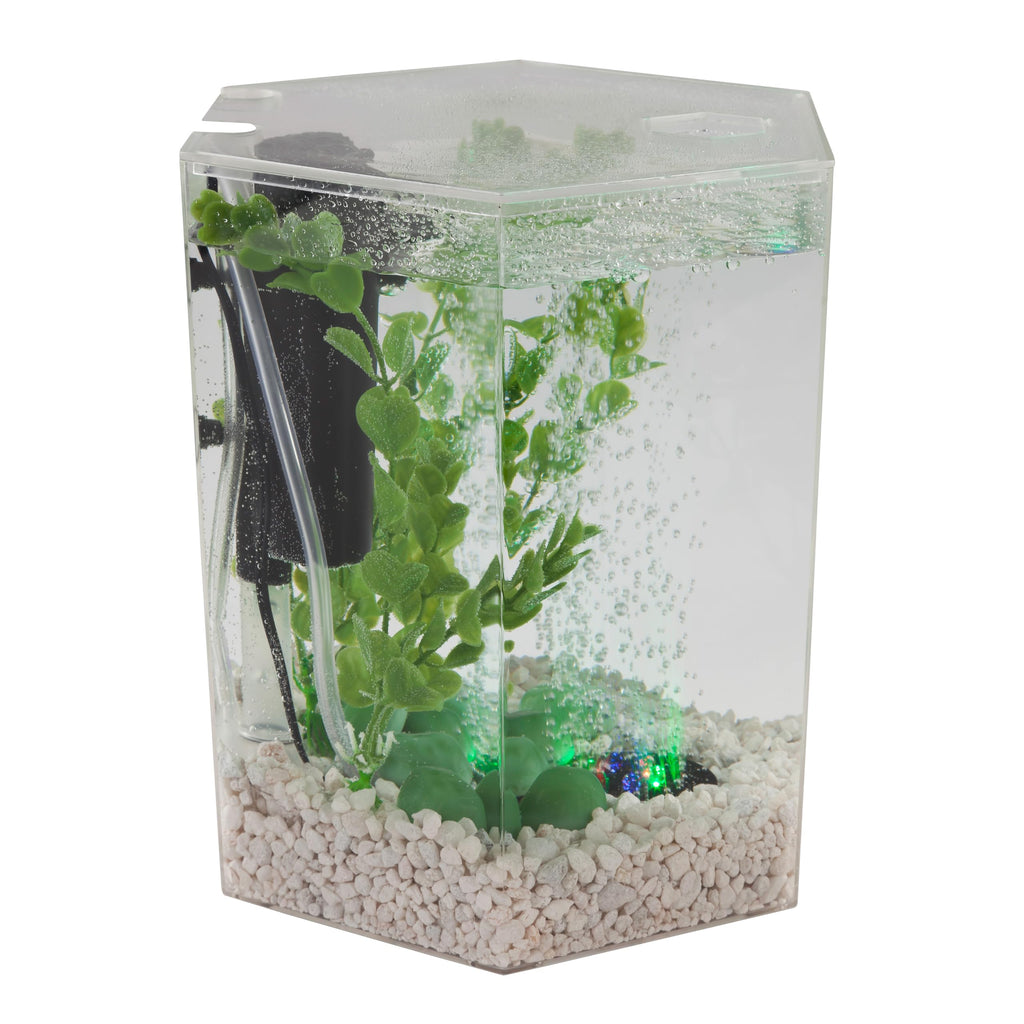 1 Gallon Small Fish Tank Kit W87511