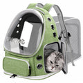 Green Expandable Breathable Pet Backpack Carrier O19811
