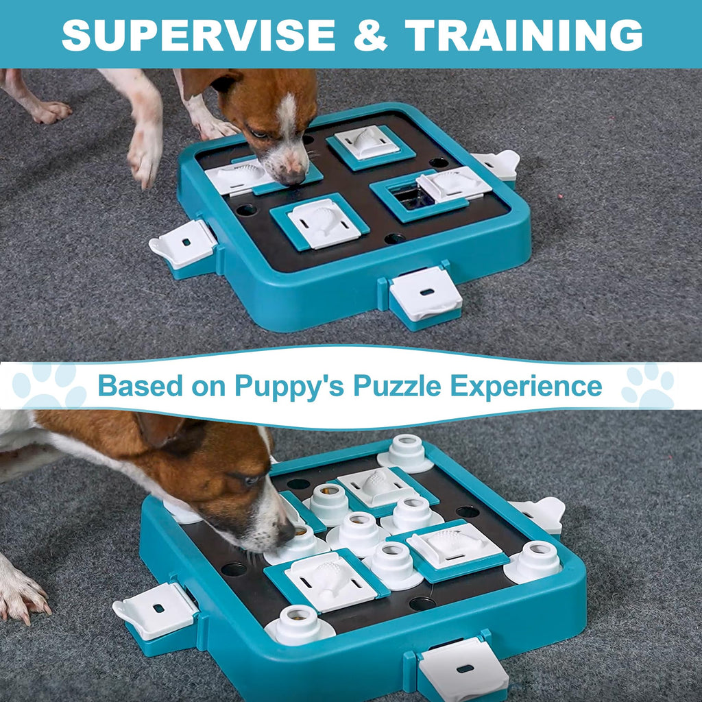Dog Puzzle Toy Large Size Adjustable Levels Food Treat Game G390