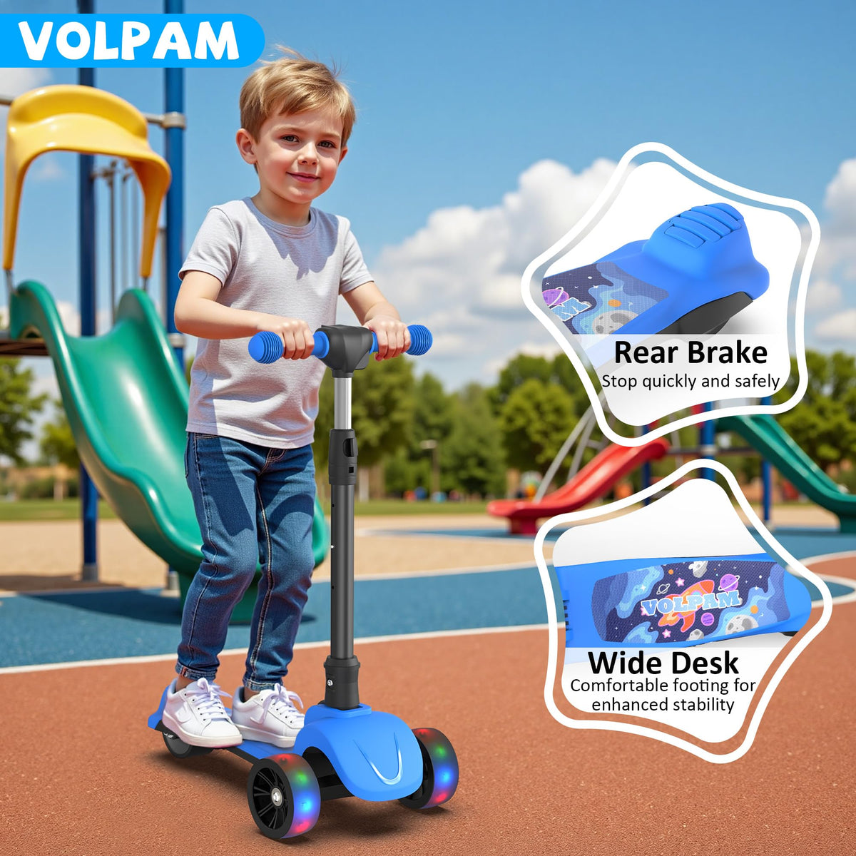 Electric Scooter with Dual Suspension P698808