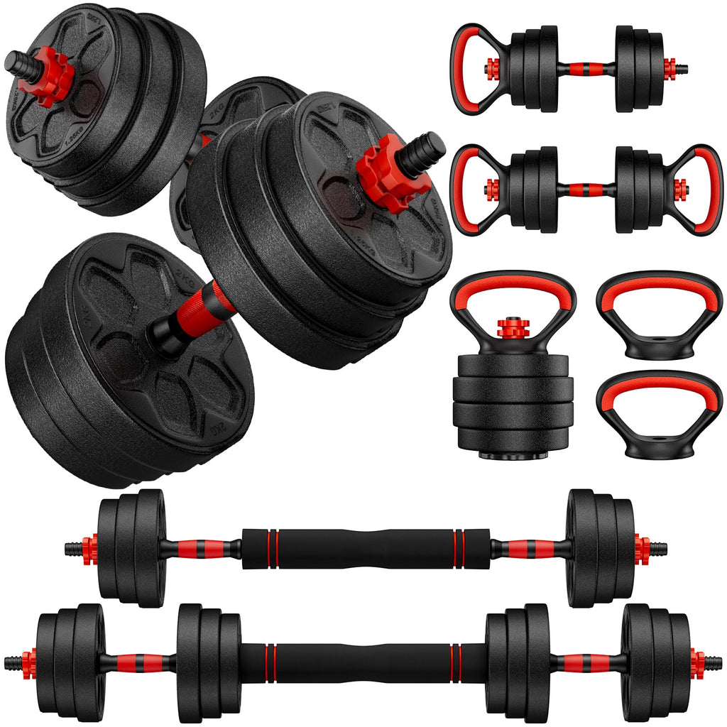 Adjustable 5-in-1 Dumbbell Set with Connector C788