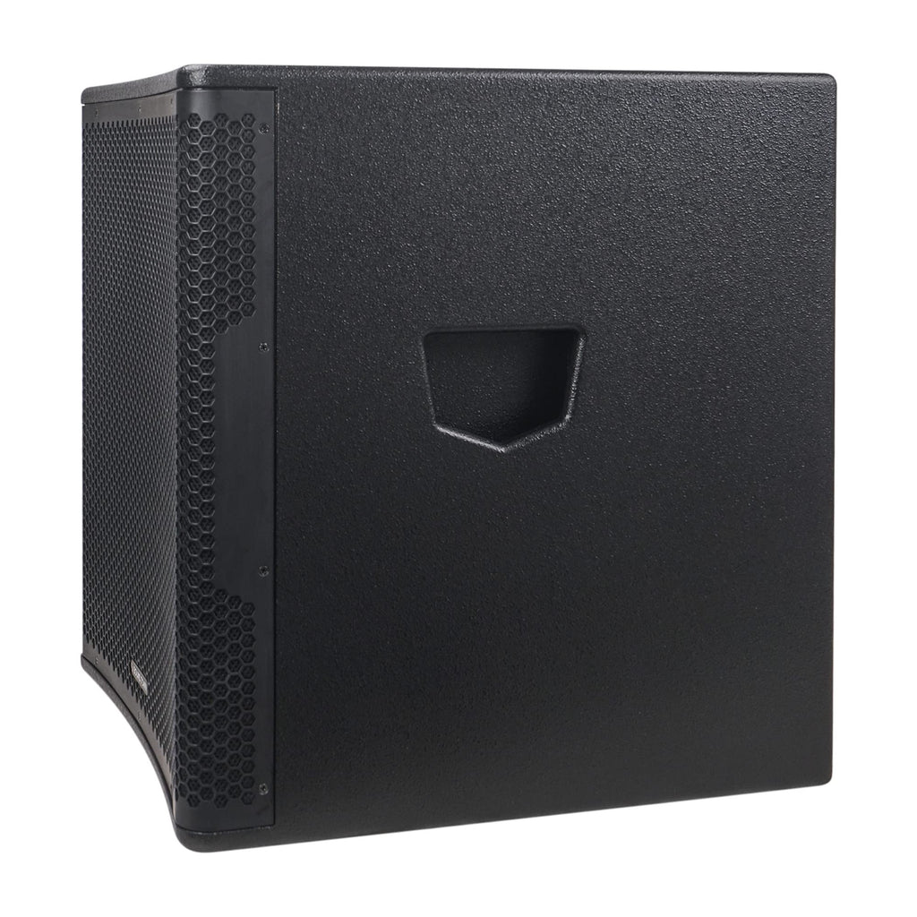 18" 1600W Powered PA/DJ Subwoofer with Class-D Amplifier, Birch Plywood, Black F221