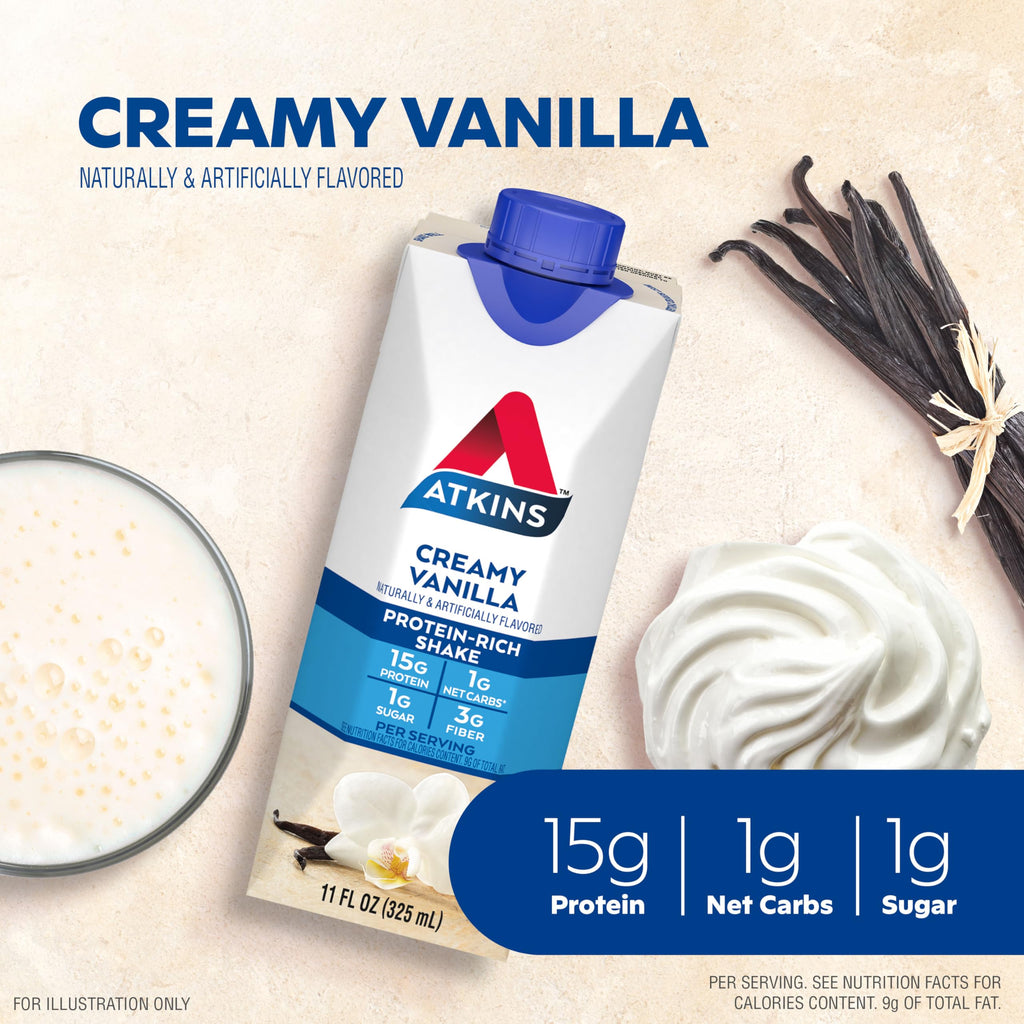 Milk Chocolate Vanilla Protein Shake, 15g Protein, 2g Net Carb W4563