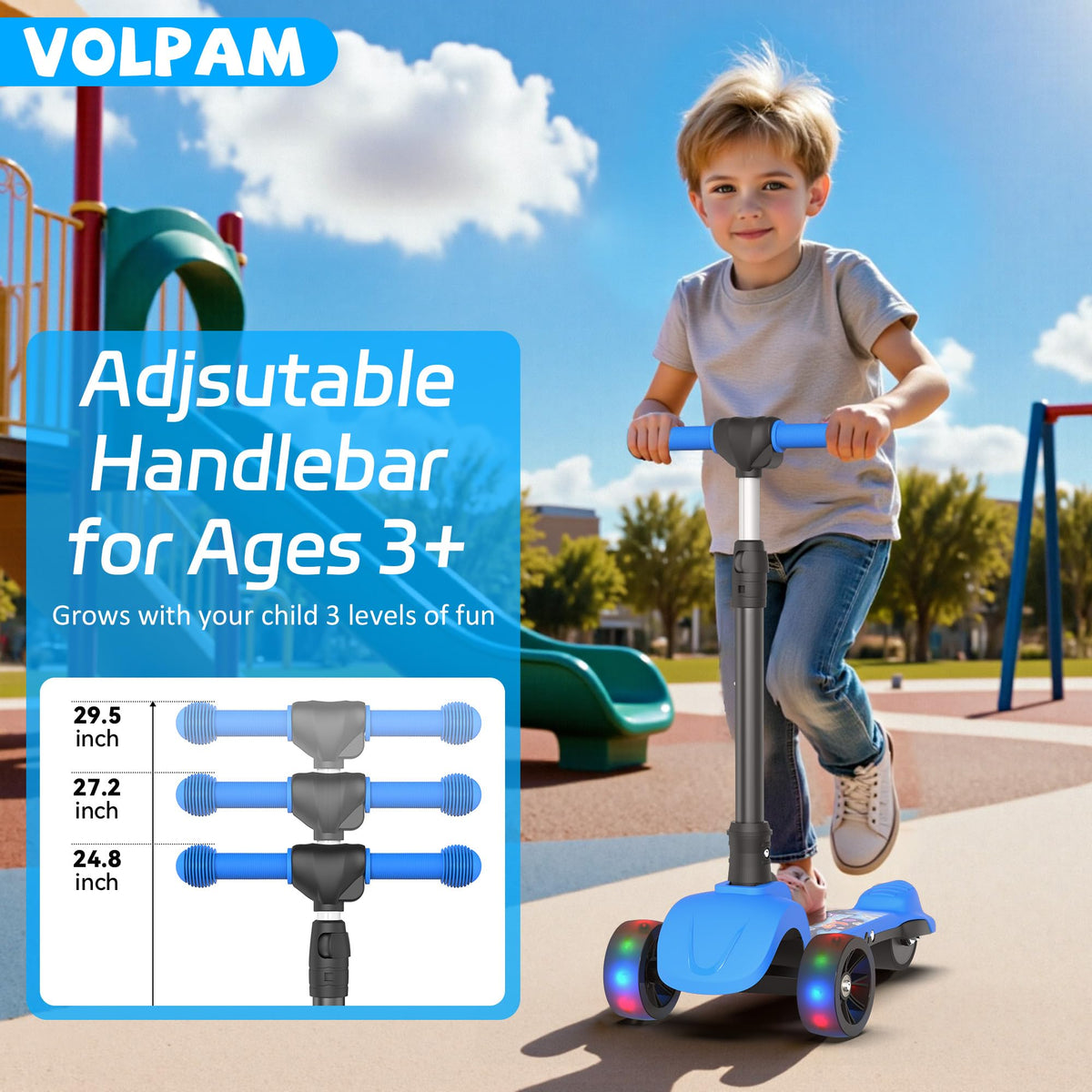 Electric Scooter with Dual Suspension P698808