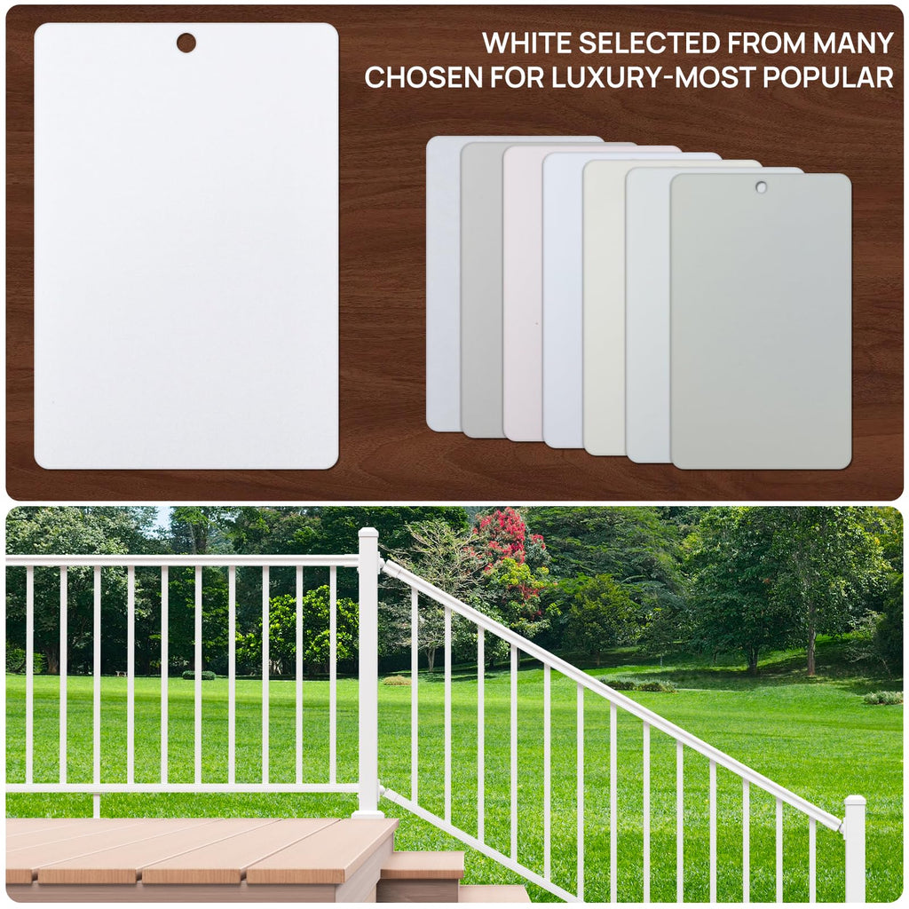 White Modular Stair Railing Kit Z22527