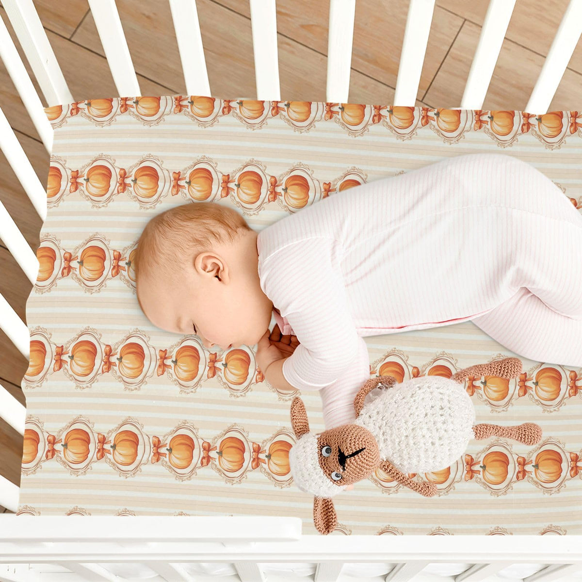Soft Breathable Microfiber Crib Sheet A705107