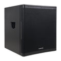 18" 1600W Powered PA/DJ Subwoofer with Class-D Amplifier, Birch Plywood, Black F221