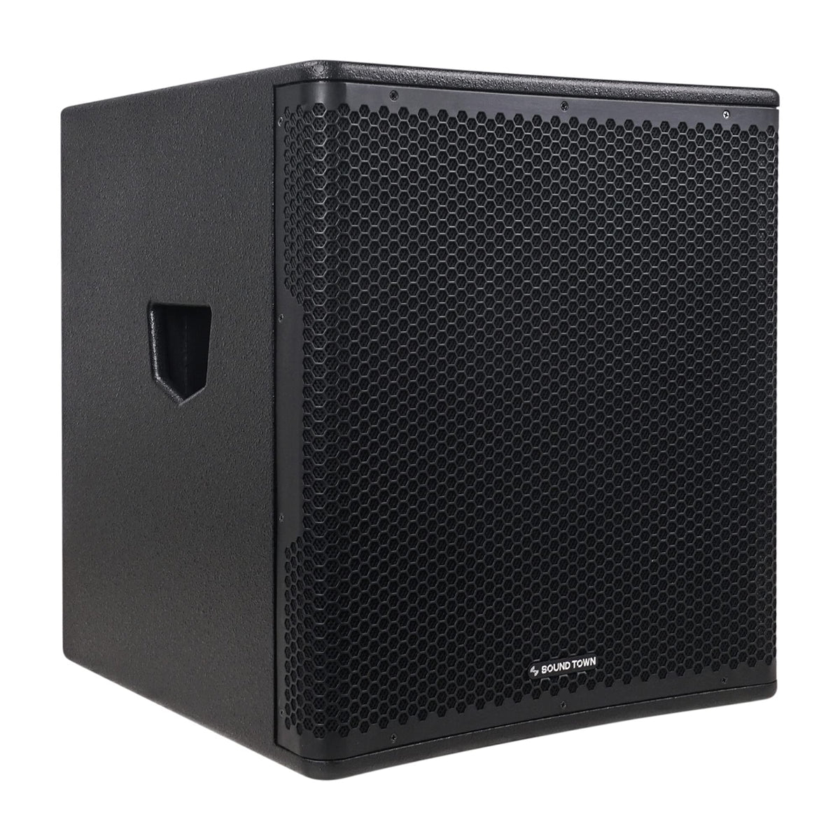 18" 1600W Powered PA/DJ Subwoofer with Class-D Amplifier, Birch Plywood, Black F221