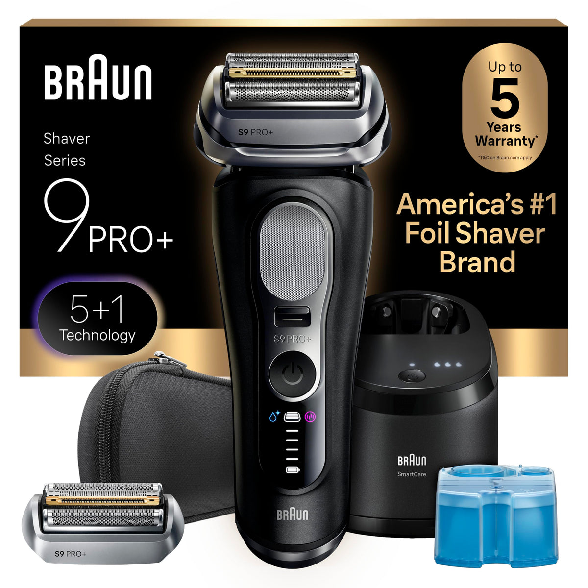 Black Wet & Dry Electric Shaver B3683