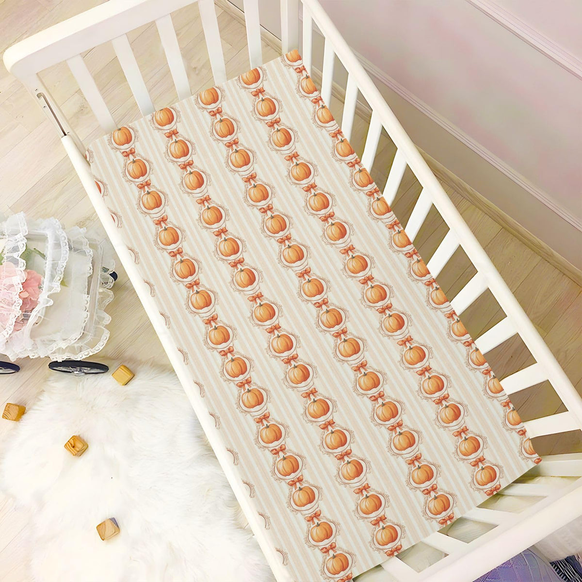 Soft Breathable Microfiber Crib Sheet A705107