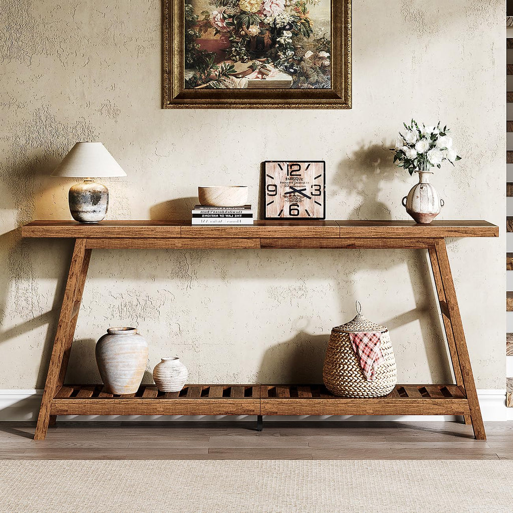 70.9 Inch 2-Tier Console Table J892935