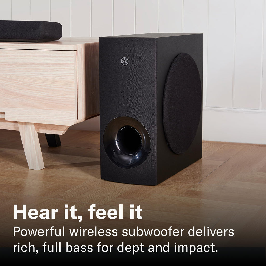Black Sound Bar with Wireless Subwoofer Q219169