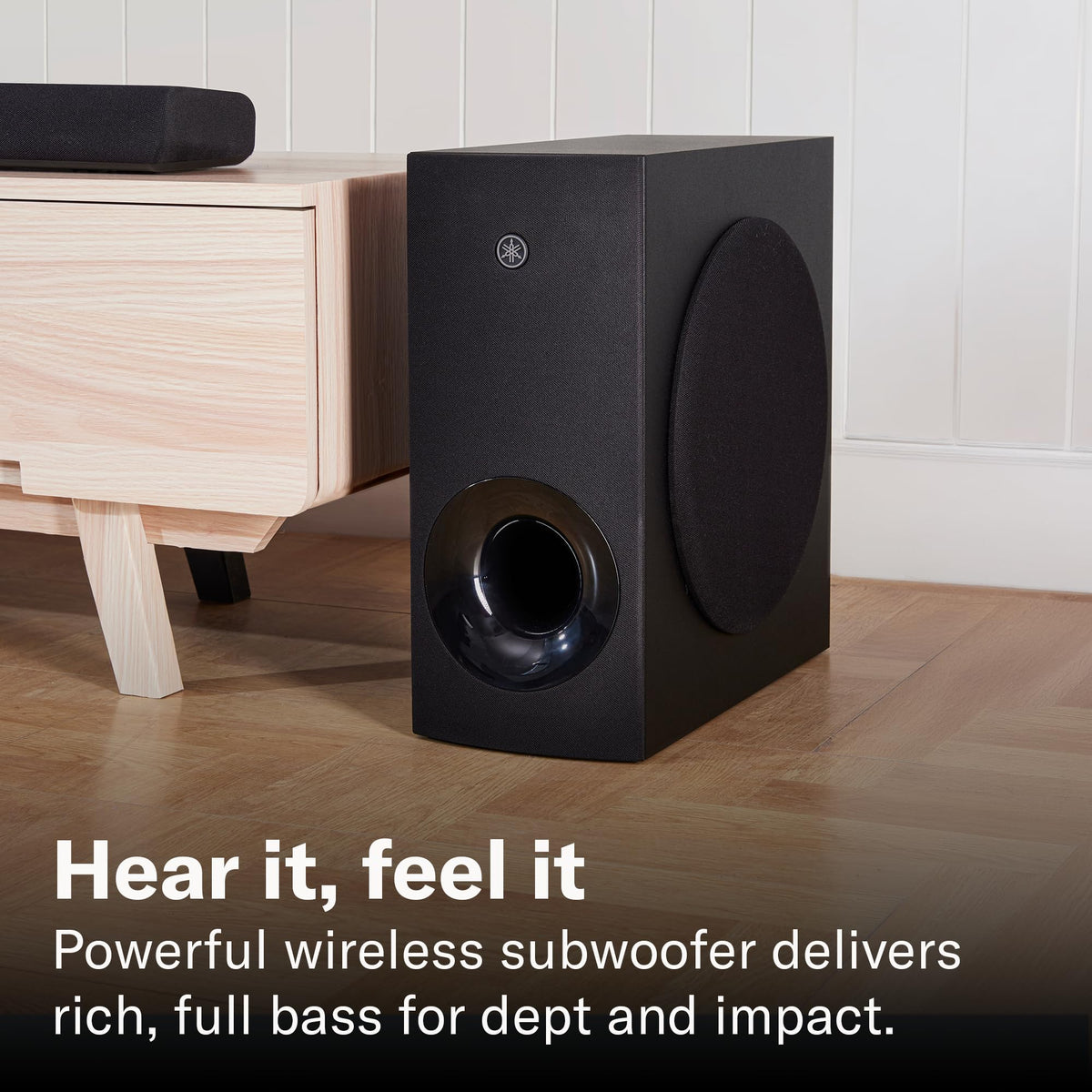 Black Sound Bar with Wireless Subwoofer Q219169