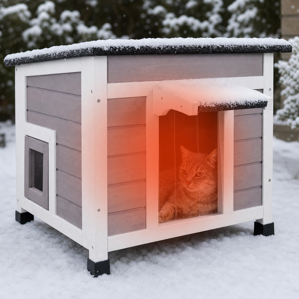 Insulated Outdoor Cat House T903