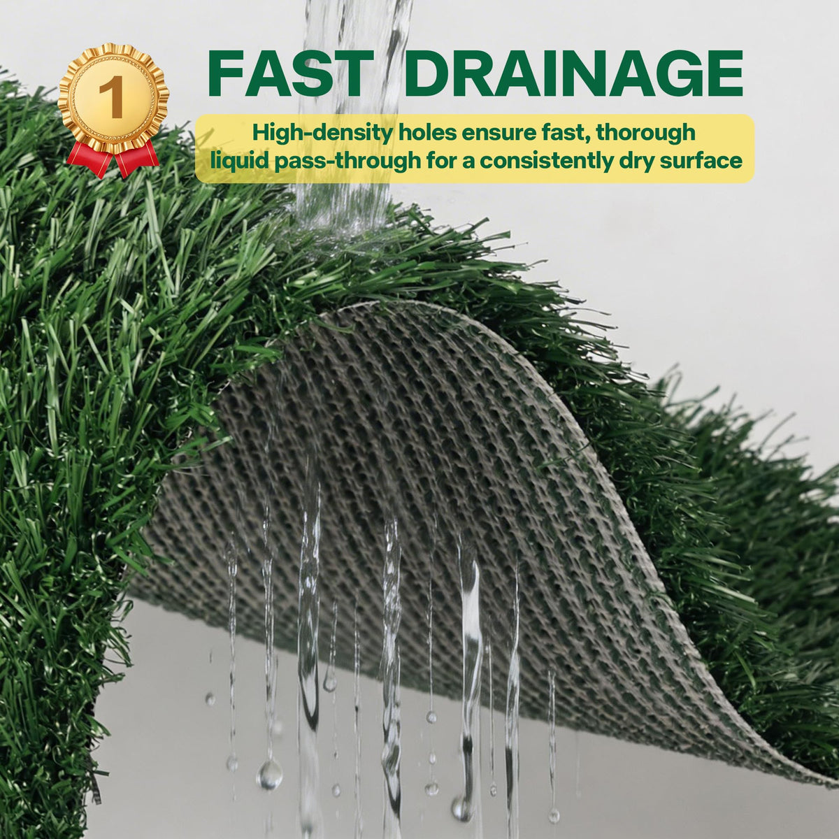 Dog Grass Pad with Tray 30"x20" K685388