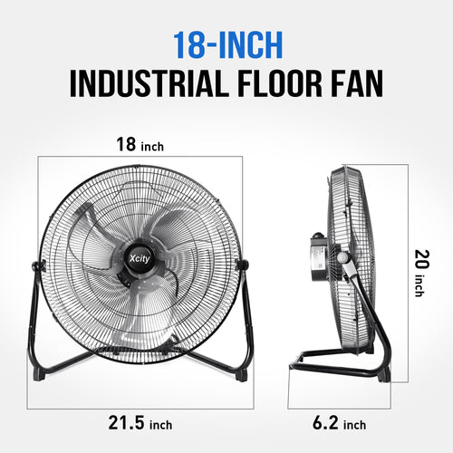 18 Inch Metal Floor & Box Fan P617802