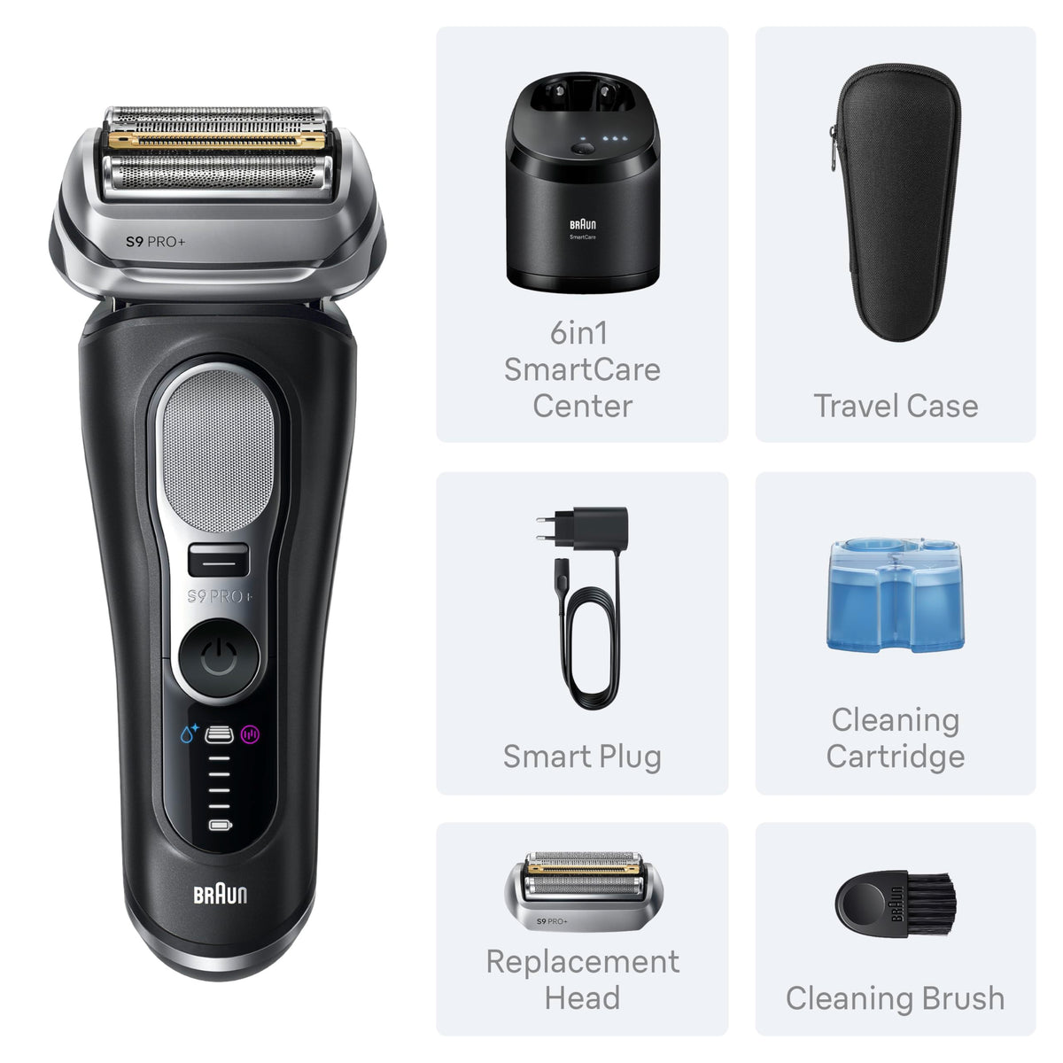 Black Wet & Dry Electric Shaver B3683
